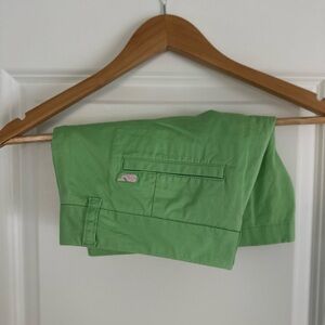 Green Shorts with Logo